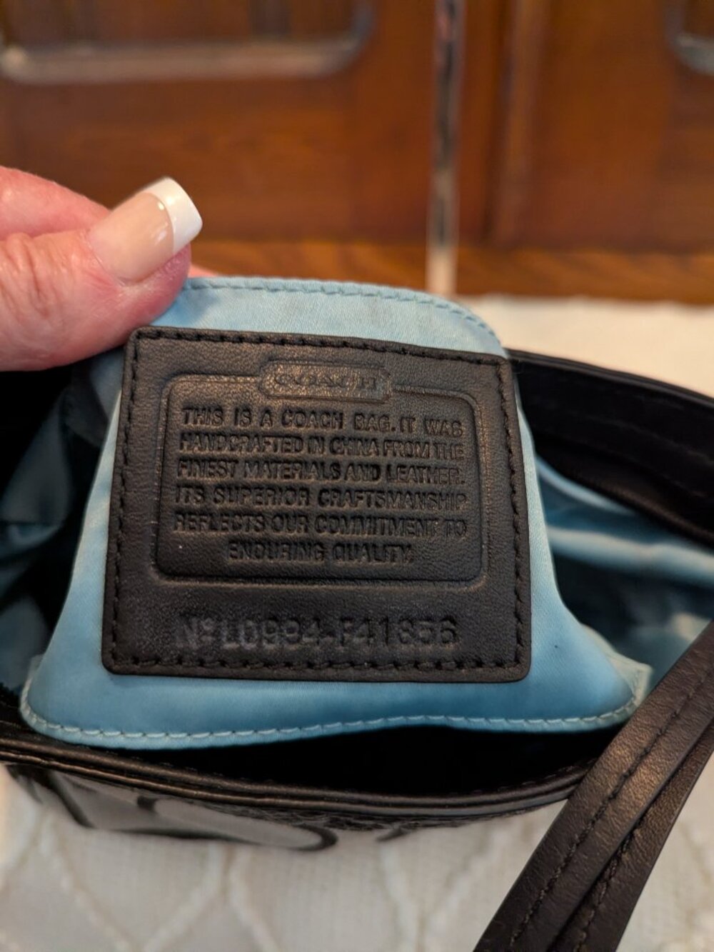 COACH Mini Zoe Hobo Shoulder Bag - Picture 10 of 11